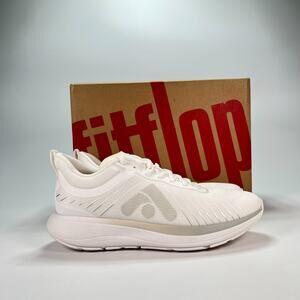 FitFlop Women's FF Runner Mesh Urban White Running Shoes Sneakers Womens Size 8